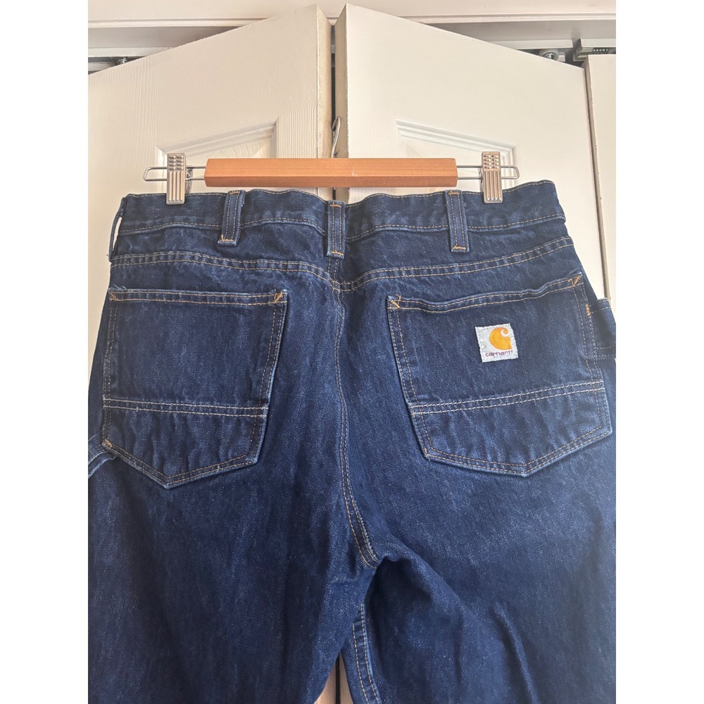 Carhartt 103889 Rugged Flex Utility Jeans Mens 33x34 Relaxed Fit Carpenter $60 - Picture 12 of 12